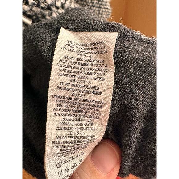 Free People Satellite Image Tweed Jacket Size Large - Picture 5 of 8